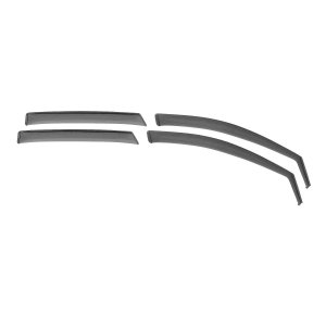 Alfa Romeo Stelvio Wind Deflector - Omac - Acrylic 4 Pcs - Black Smoke - '16-'24